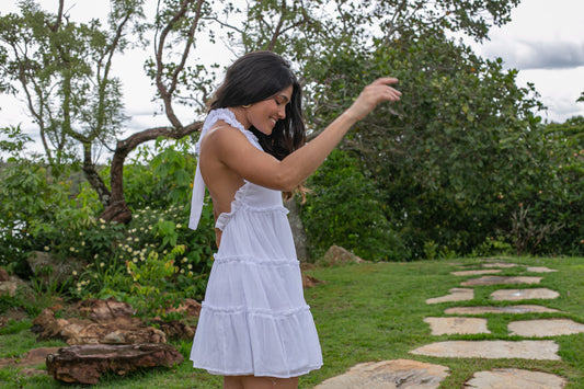 Vestido Rodado Branco